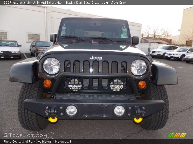 Black / Dark Slate Gray/Medium Slate Gray 2007 Jeep Wrangler Unlimited Sahara 4x4