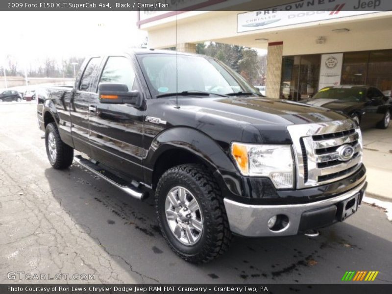 Black / Camel/Tan 2009 Ford F150 XLT SuperCab 4x4