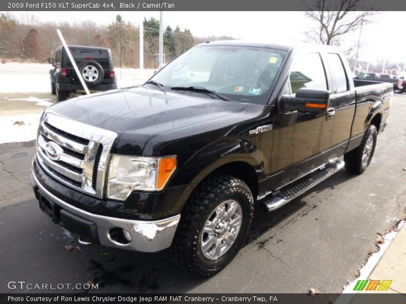 Black / Camel/Tan 2009 Ford F150 XLT SuperCab 4x4