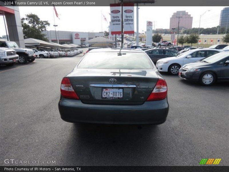 Aspen Green Pearl / Stone 2004 Toyota Camry LE V6