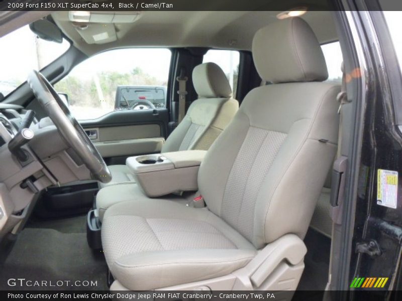 Black / Camel/Tan 2009 Ford F150 XLT SuperCab 4x4