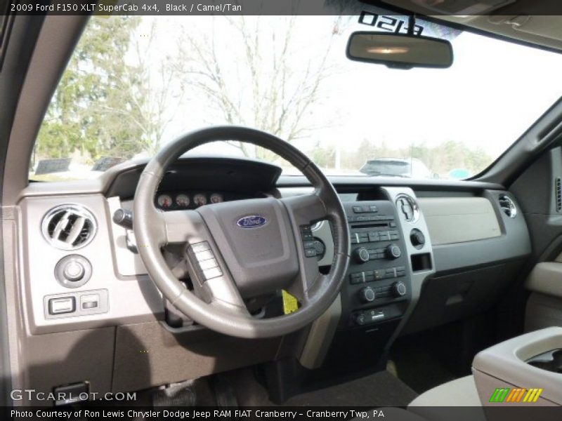 Black / Camel/Tan 2009 Ford F150 XLT SuperCab 4x4