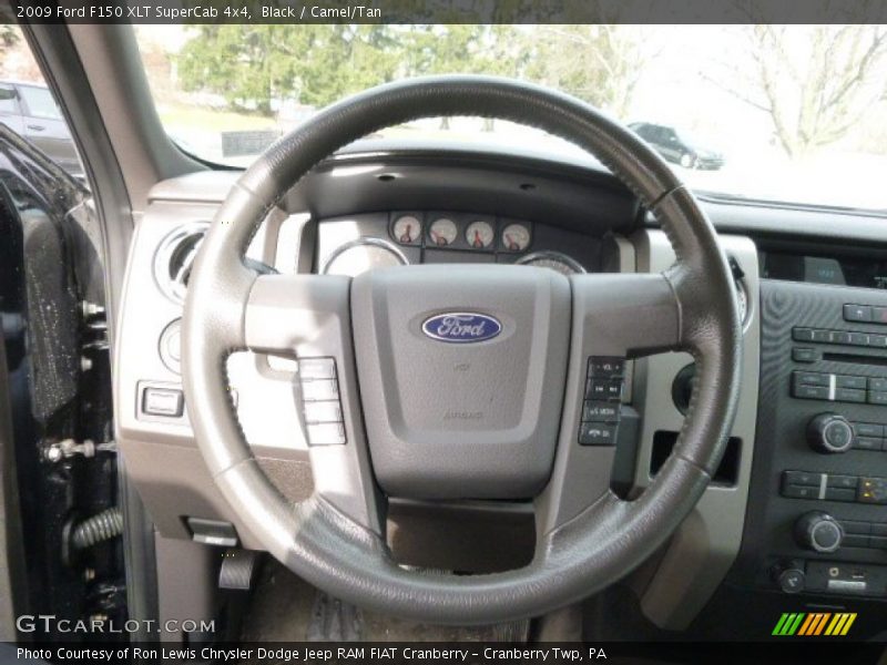 Black / Camel/Tan 2009 Ford F150 XLT SuperCab 4x4