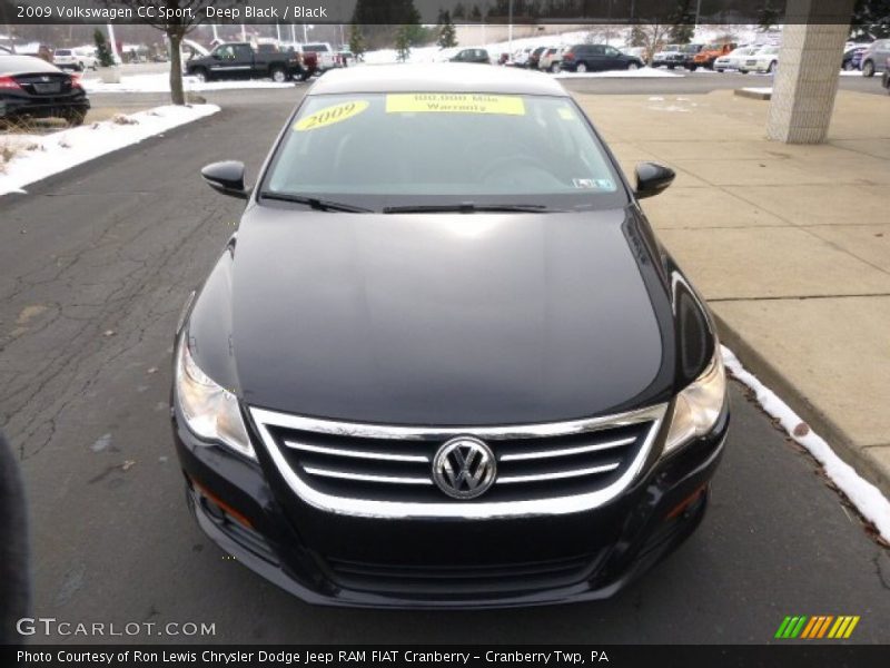 Deep Black / Black 2009 Volkswagen CC Sport
