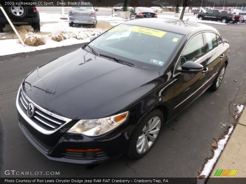 Deep Black / Black 2009 Volkswagen CC Sport