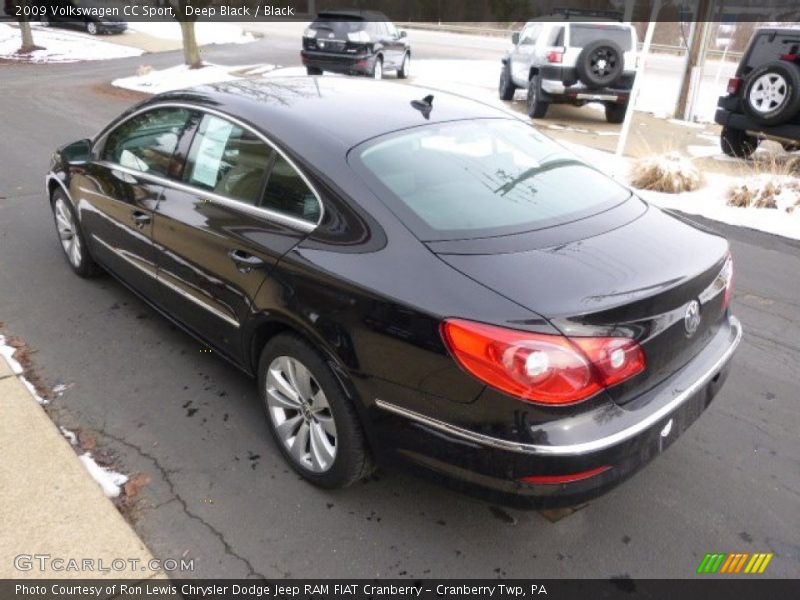 Deep Black / Black 2009 Volkswagen CC Sport
