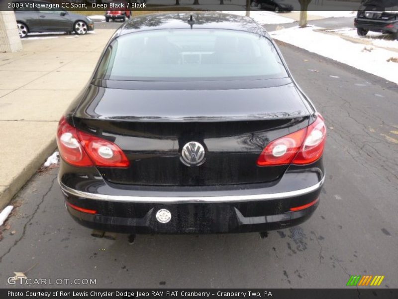 Deep Black / Black 2009 Volkswagen CC Sport