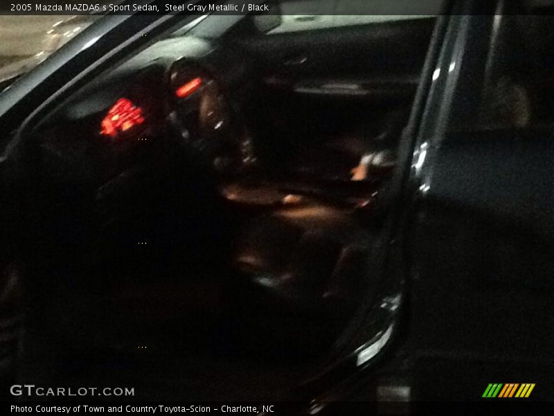 Steel Gray Metallic / Black 2005 Mazda MAZDA6 s Sport Sedan