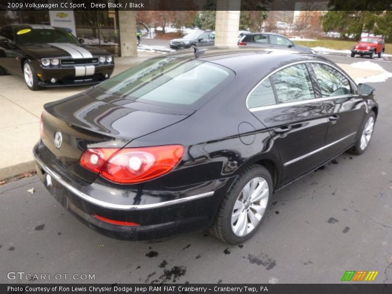 Deep Black / Black 2009 Volkswagen CC Sport