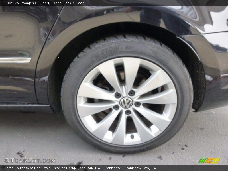 Deep Black / Black 2009 Volkswagen CC Sport