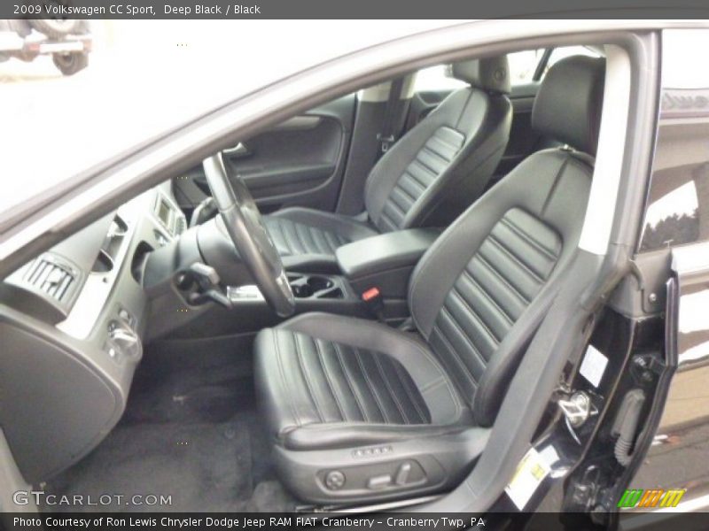Deep Black / Black 2009 Volkswagen CC Sport