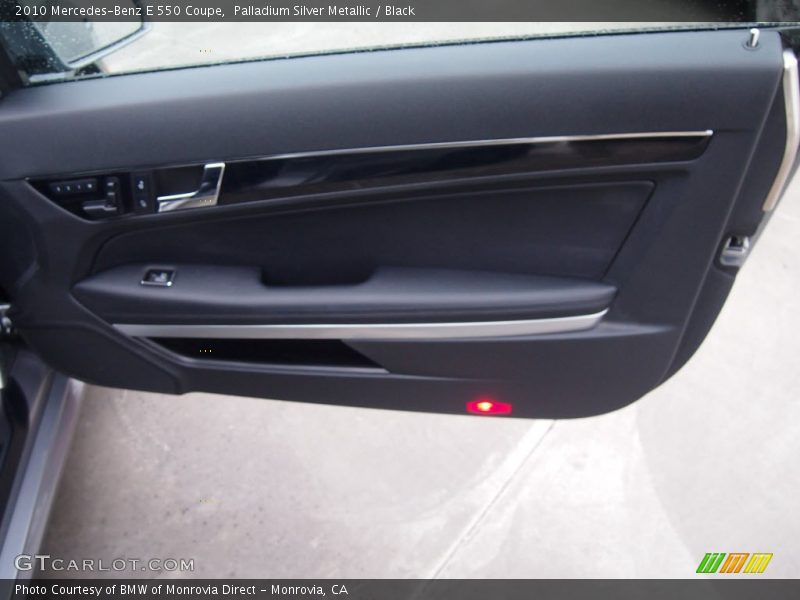 Palladium Silver Metallic / Black 2010 Mercedes-Benz E 550 Coupe