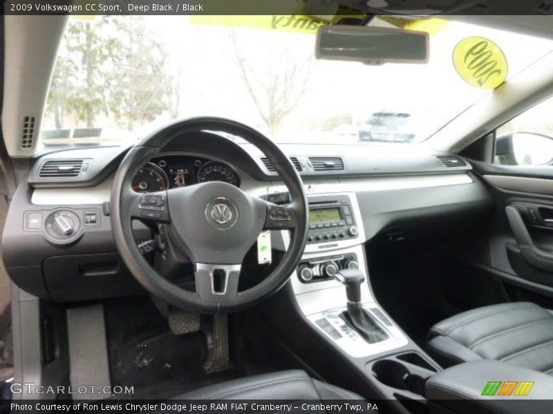Deep Black / Black 2009 Volkswagen CC Sport