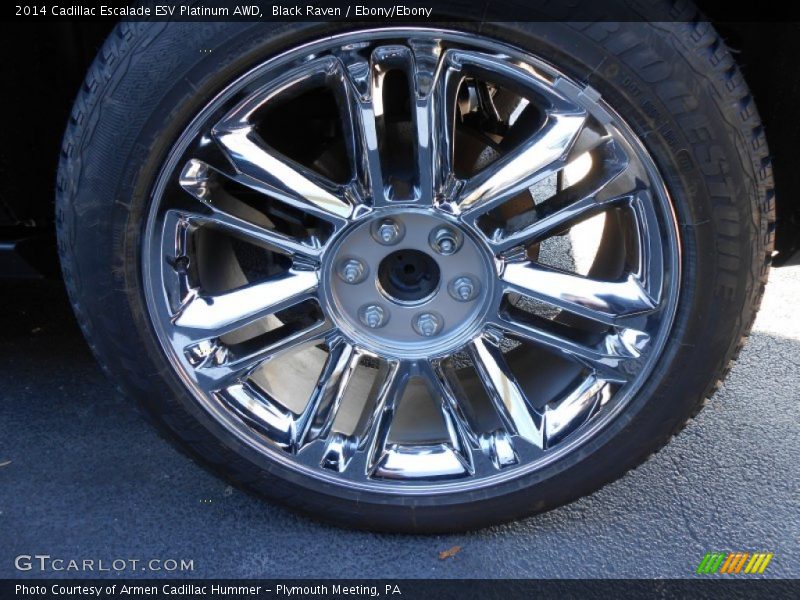 Black Raven / Ebony/Ebony 2014 Cadillac Escalade ESV Platinum AWD