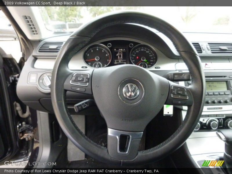 Deep Black / Black 2009 Volkswagen CC Sport