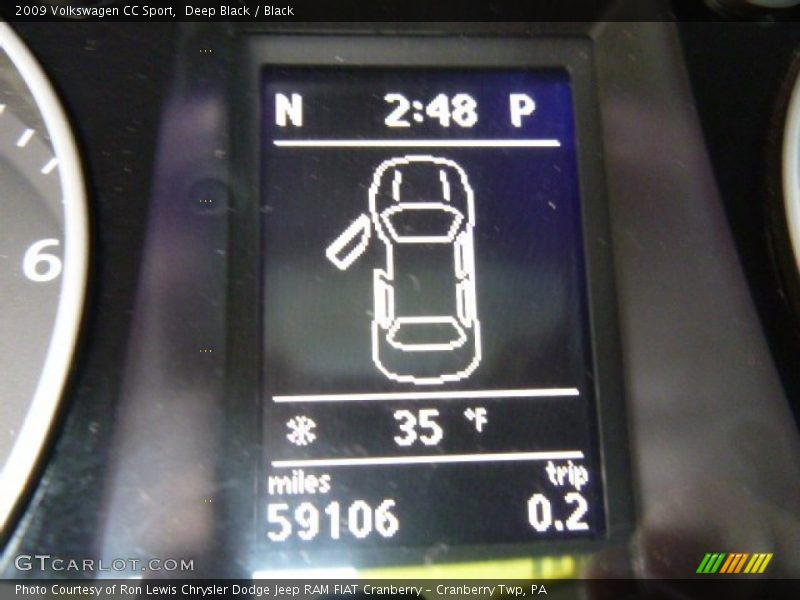 Deep Black / Black 2009 Volkswagen CC Sport