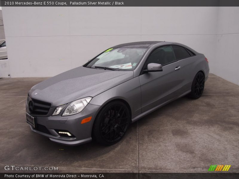 Palladium Silver Metallic / Black 2010 Mercedes-Benz E 550 Coupe