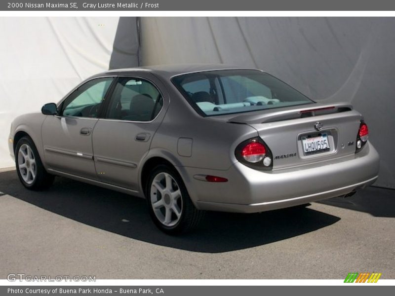 Gray Lustre Metallic / Frost 2000 Nissan Maxima SE