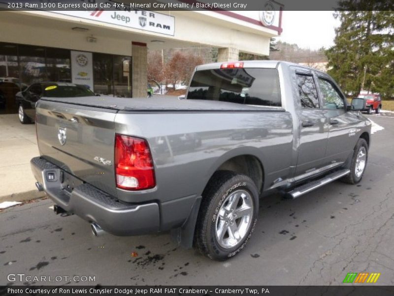 Mineral Gray Metallic / Black/Diesel Gray 2013 Ram 1500 Express Quad Cab 4x4