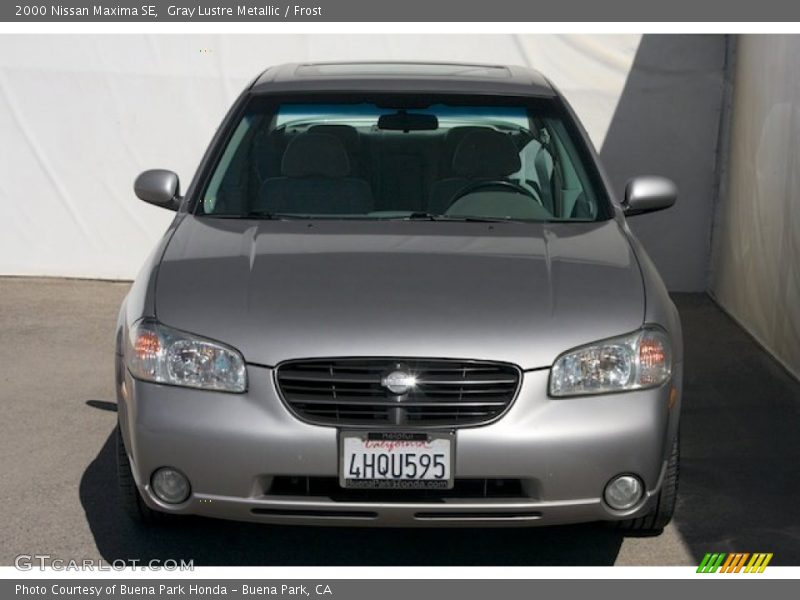 Gray Lustre Metallic / Frost 2000 Nissan Maxima SE
