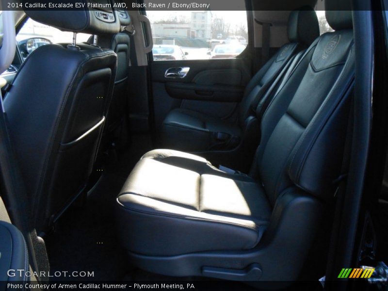 Black Raven / Ebony/Ebony 2014 Cadillac Escalade ESV Platinum AWD