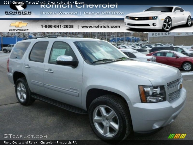Silver Ice Metallic / Ebony 2014 Chevrolet Tahoe LS 4x4