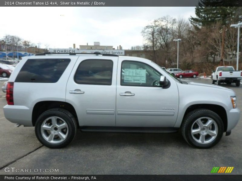 Silver Ice Metallic / Ebony 2014 Chevrolet Tahoe LS 4x4