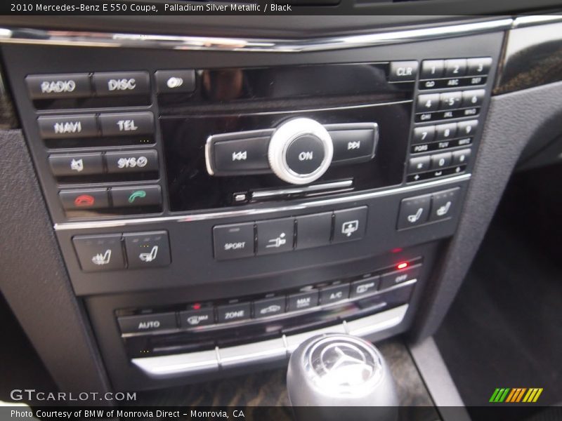 Palladium Silver Metallic / Black 2010 Mercedes-Benz E 550 Coupe