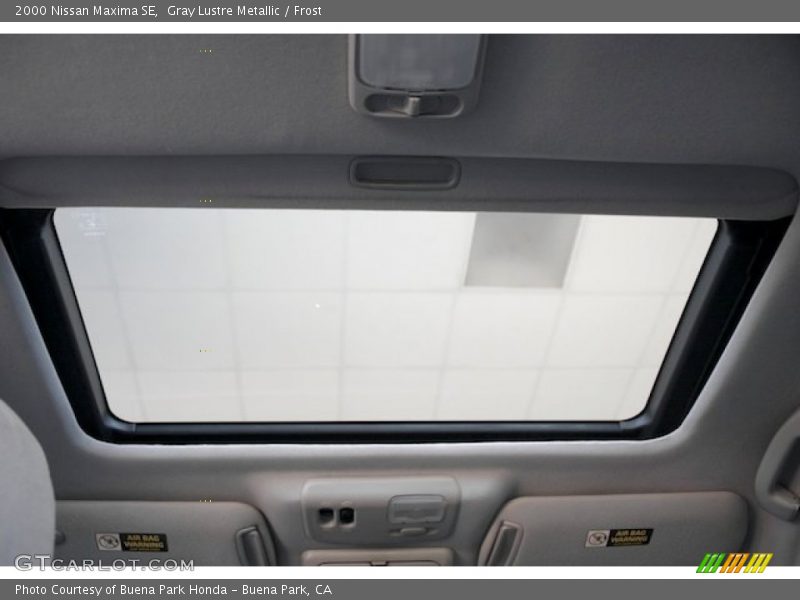 Gray Lustre Metallic / Frost 2000 Nissan Maxima SE