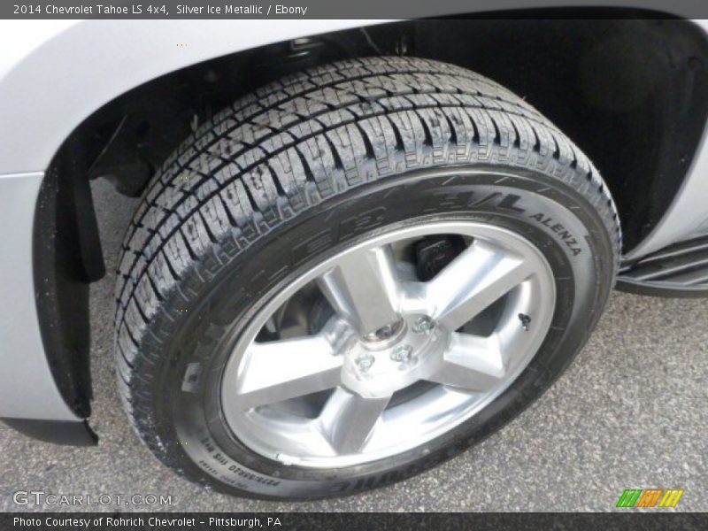 Silver Ice Metallic / Ebony 2014 Chevrolet Tahoe LS 4x4