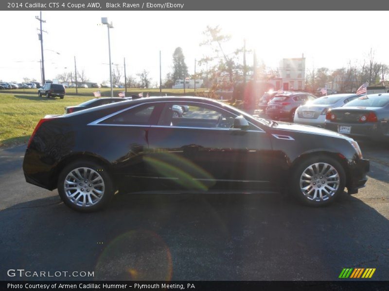 Black Raven / Ebony/Ebony 2014 Cadillac CTS 4 Coupe AWD