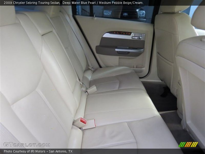 Deep Water Blue Pearl / Medium Pebble Beige/Cream 2009 Chrysler Sebring Touring Sedan