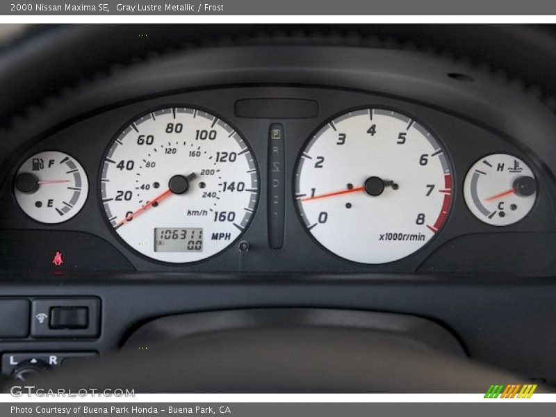 Gray Lustre Metallic / Frost 2000 Nissan Maxima SE