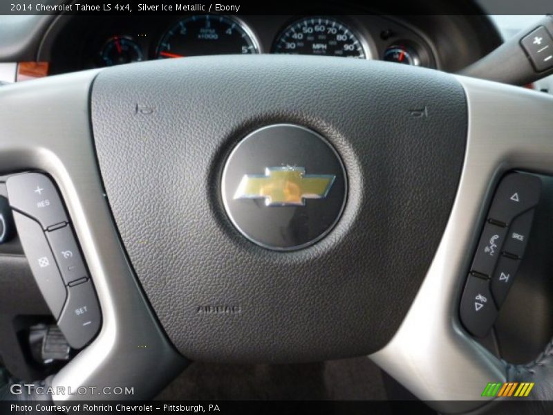 Silver Ice Metallic / Ebony 2014 Chevrolet Tahoe LS 4x4