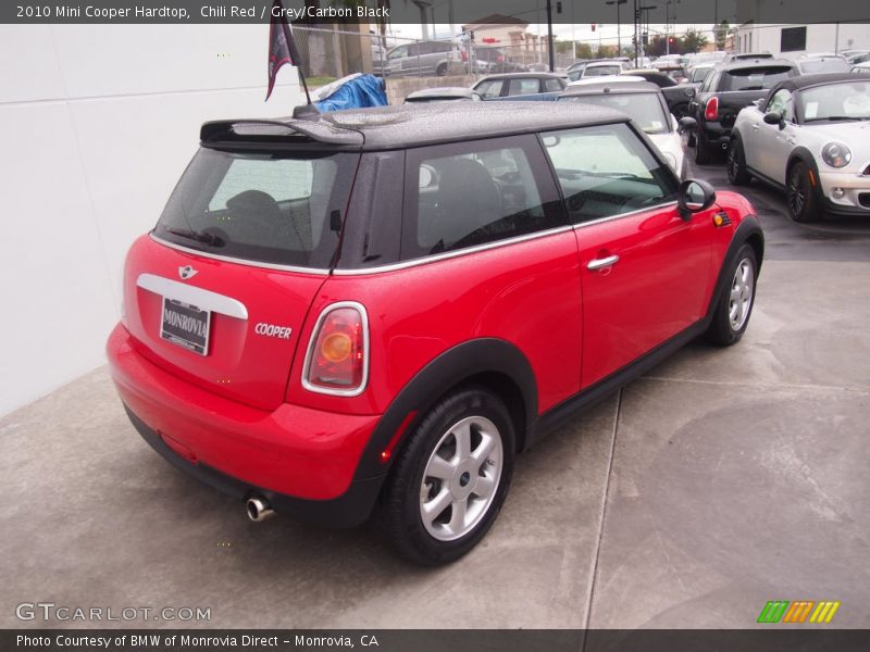 Chili Red / Grey/Carbon Black 2010 Mini Cooper Hardtop