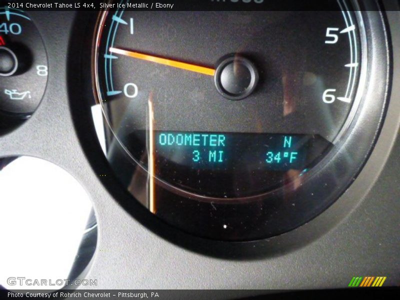 Silver Ice Metallic / Ebony 2014 Chevrolet Tahoe LS 4x4