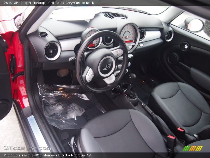 Chili Red / Grey/Carbon Black 2010 Mini Cooper Hardtop
