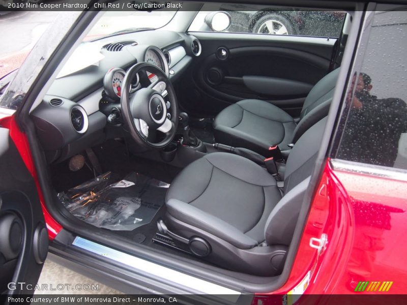 Chili Red / Grey/Carbon Black 2010 Mini Cooper Hardtop