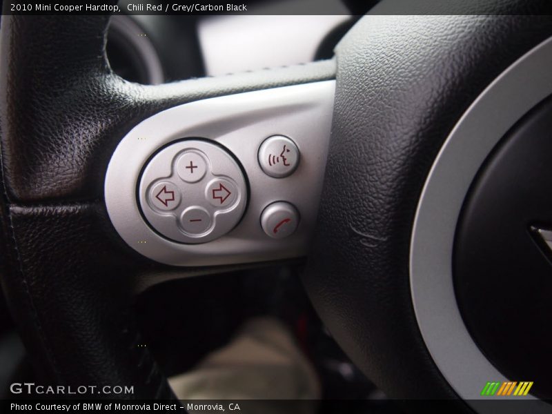 Chili Red / Grey/Carbon Black 2010 Mini Cooper Hardtop