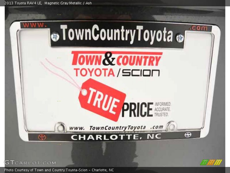 Magnetic Gray Metallic / Ash 2013 Toyota RAV4 LE