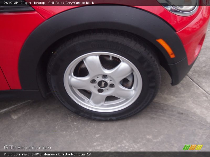 Chili Red / Grey/Carbon Black 2010 Mini Cooper Hardtop