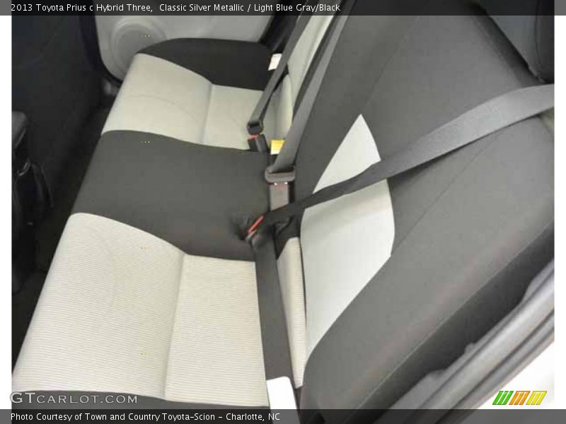 Classic Silver Metallic / Light Blue Gray/Black 2013 Toyota Prius c Hybrid Three