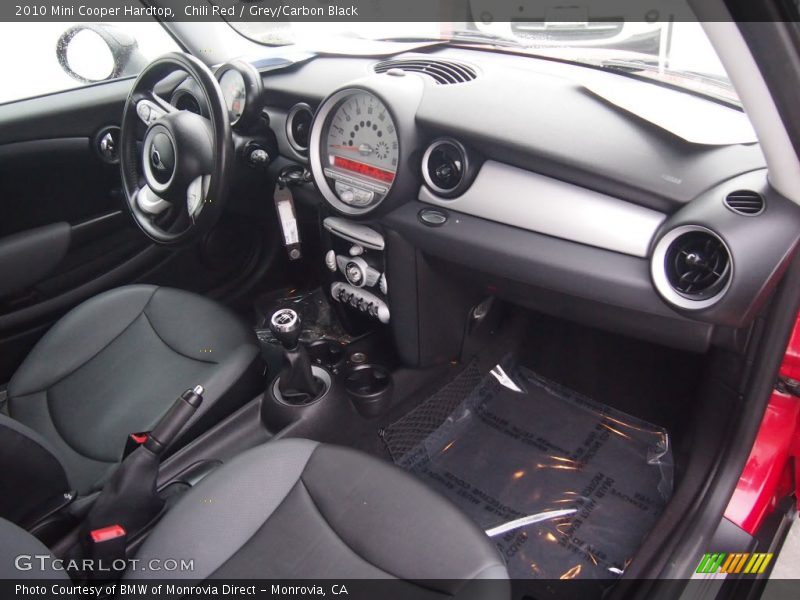 Chili Red / Grey/Carbon Black 2010 Mini Cooper Hardtop