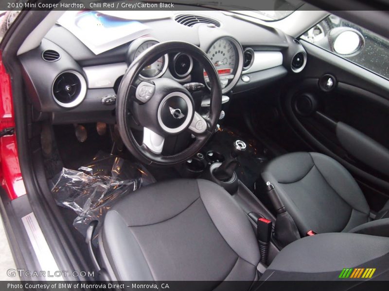 Chili Red / Grey/Carbon Black 2010 Mini Cooper Hardtop