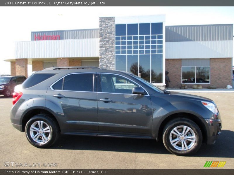 Cyber Gray Metallic / Jet Black 2011 Chevrolet Equinox LT