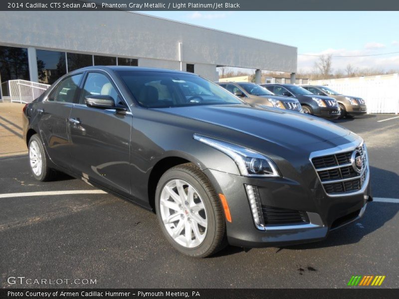 Front 3/4 View of 2014 CTS Sedan AWD