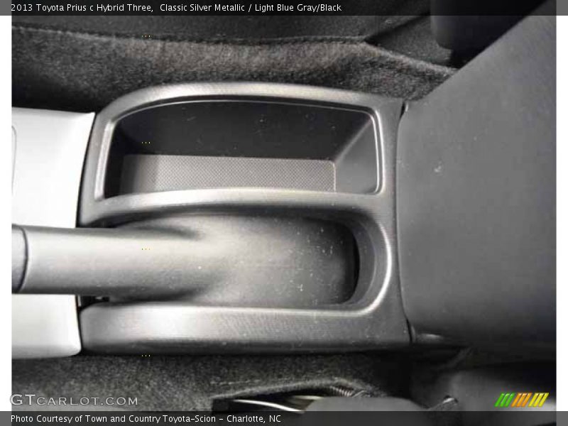 Classic Silver Metallic / Light Blue Gray/Black 2013 Toyota Prius c Hybrid Three