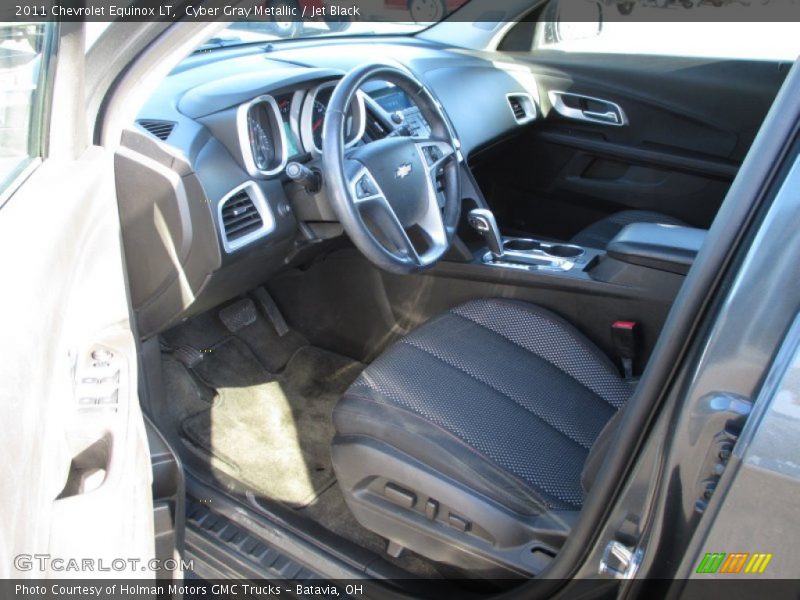 Cyber Gray Metallic / Jet Black 2011 Chevrolet Equinox LT