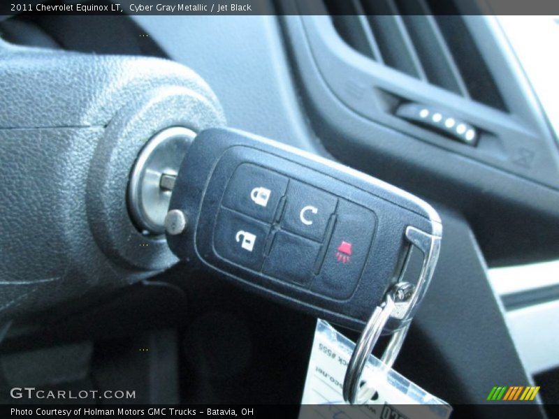 Cyber Gray Metallic / Jet Black 2011 Chevrolet Equinox LT