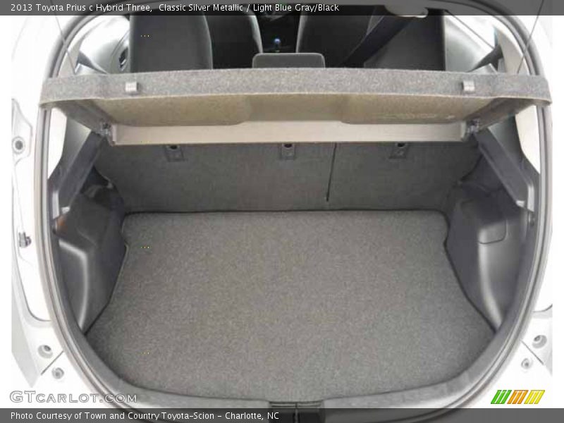 Classic Silver Metallic / Light Blue Gray/Black 2013 Toyota Prius c Hybrid Three